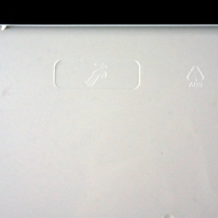 Inflight Rectangular Plastic ABS Atlas Non-Slip Serving Tray with Handles for Airline