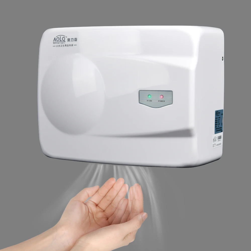 Factory direct wall mounted commercial hand dryers wholesale price hand blow dryers with working light