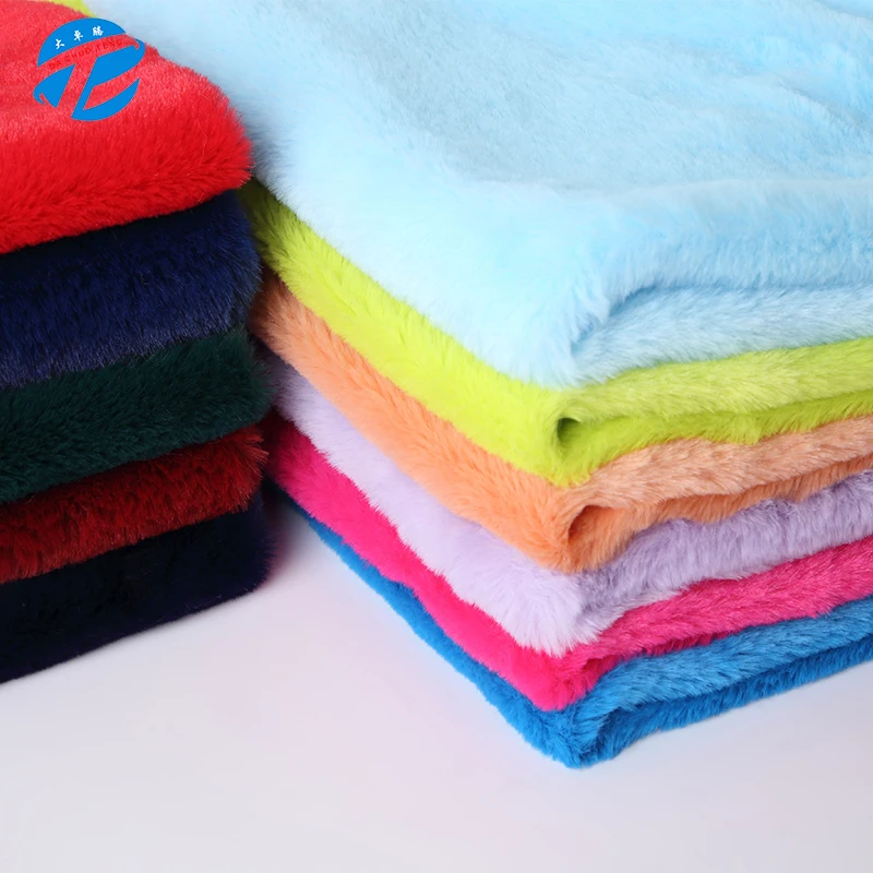 
Spot 10MM small rabbit hair imitation rabbit hair yutu plush slippers plush toy plush fabric jewelry flannelette 