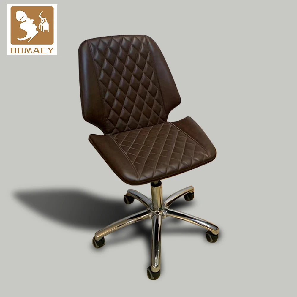 Salon barber chairs beauty hydraulic dryer spa luxury nail pedicure transparent acrylic furniture hairdressing rolling stool