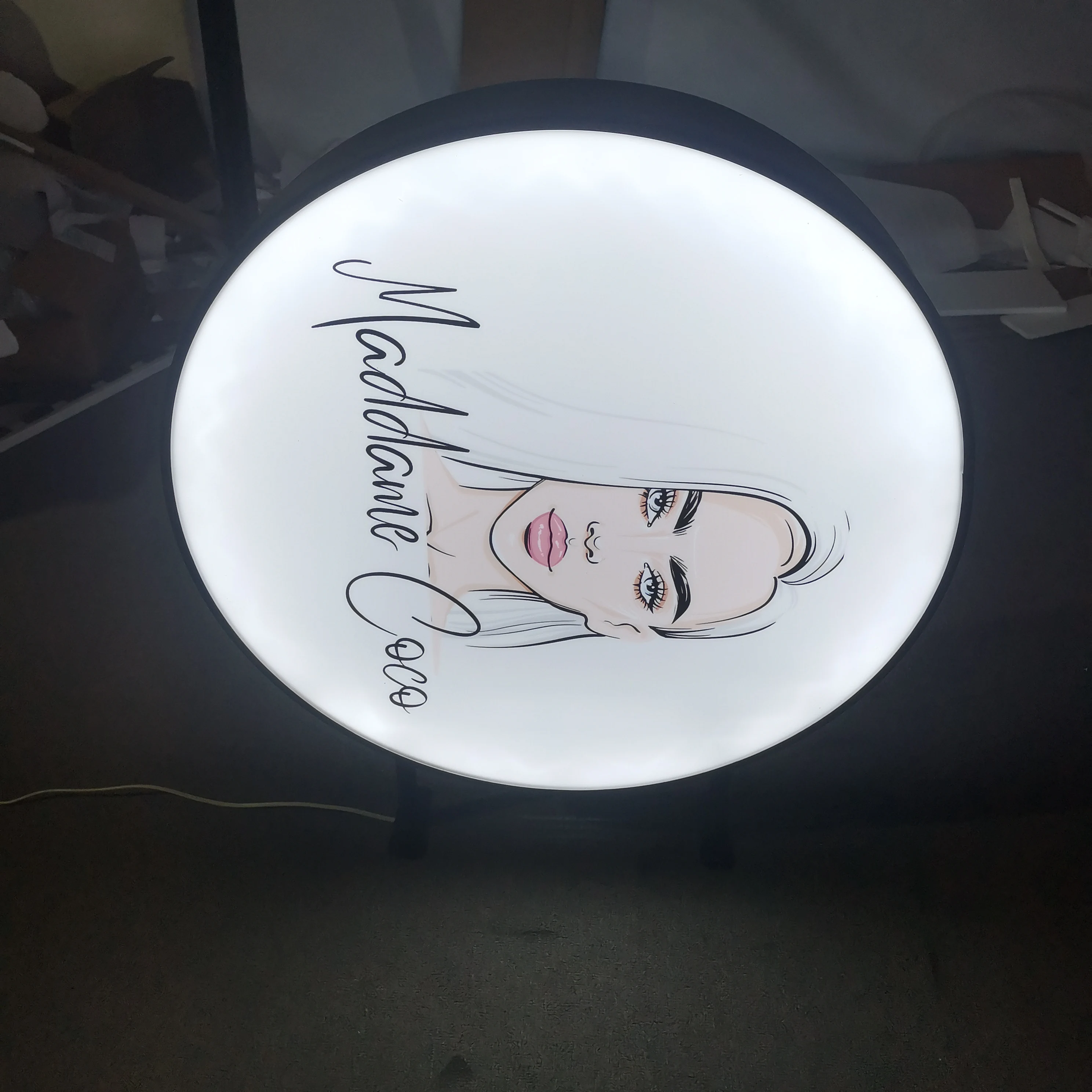 Innovative Reliable custom Acrylic decoration anime Waterproof Luminous led light advertising box