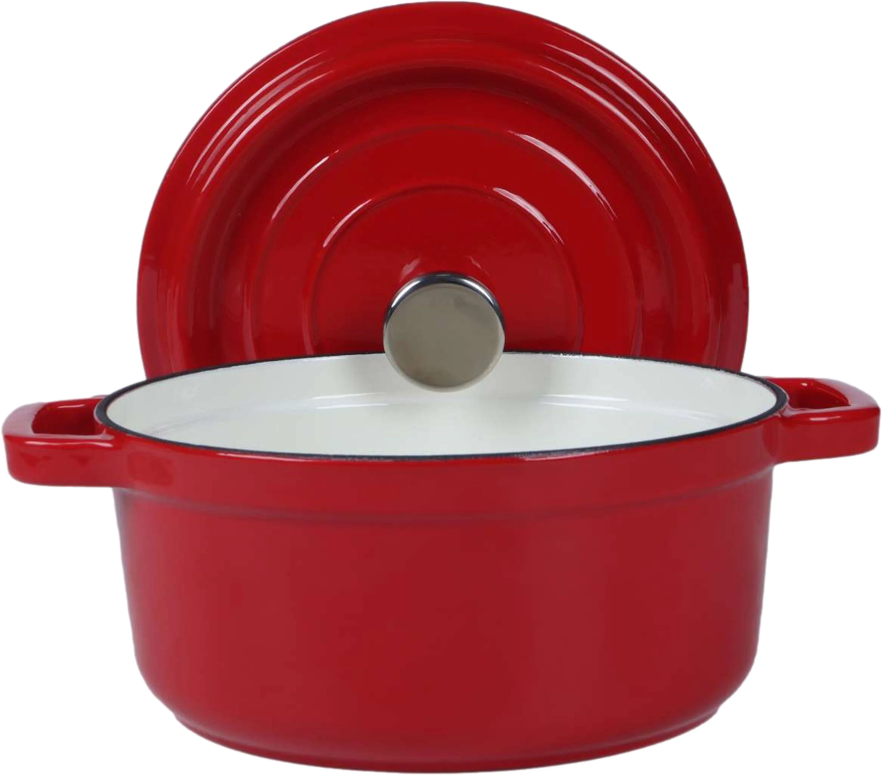 masterclass premium cookware cast iron casserole  Pistachio Green Enameled Bread  dutch oven  cast iron Ovens with double handle