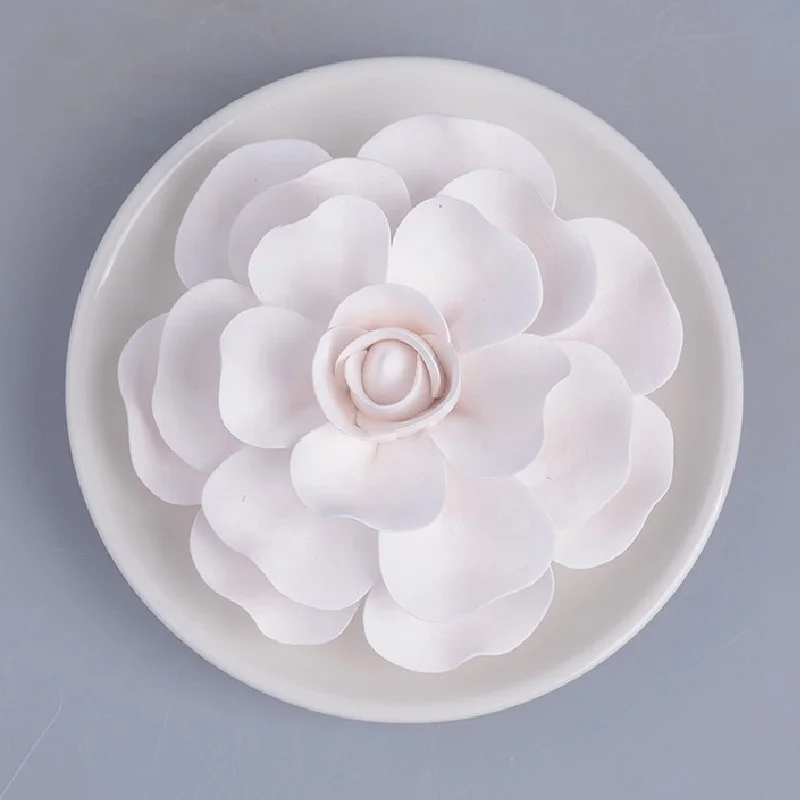 Home Car Decoration A Variety Of Flower Shapes Scented Stone Air Freshener Essential Oil Diffuser