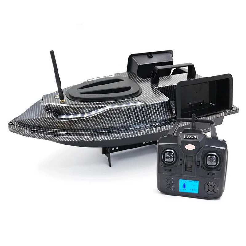 Flytec V900 40 Points GPS LCD Display RC Fishing Bait Boat Electric 500M Distance Upgraded Version V900 RC Boat