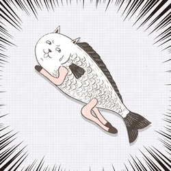 AIWO pet toy, fish shaped toy for cat