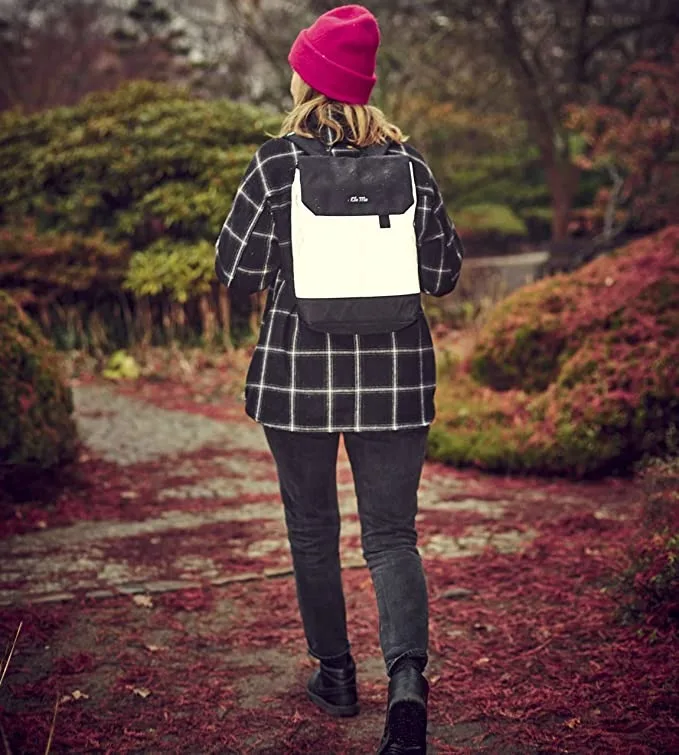 Roll Top Custom Eco-friend Lightweight Water-resistant Recycled Travel Daily Rucksack Back Pack School Backpack