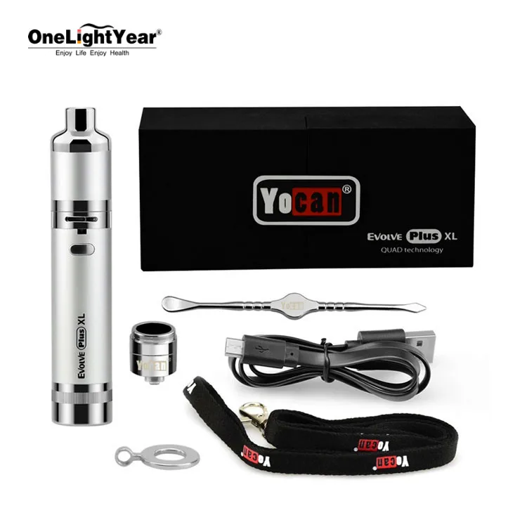 
China factory supplier wax Refillable Vaporizer wholesale yocan Evolve Plus XL come from one light year company 