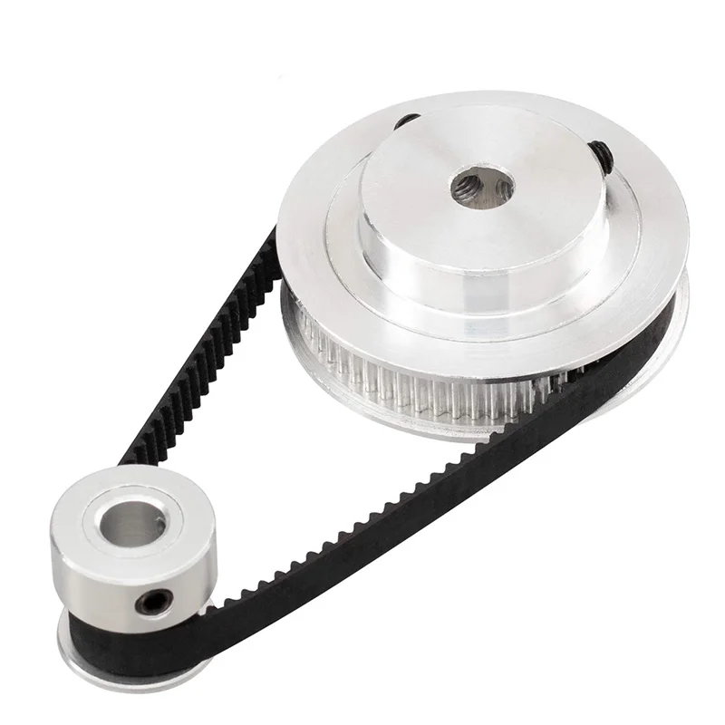 GT2 Drive Belt Tooth Pulleys 16/20 Teeth Timing Pulley Aluminum Bore 5mm Fit For 2GT Belt Width 6mm