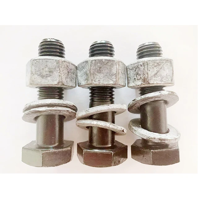 China manufacturer factory price 10.9s high strength bolts and nuts for steel structure dacromet bolts 10.9