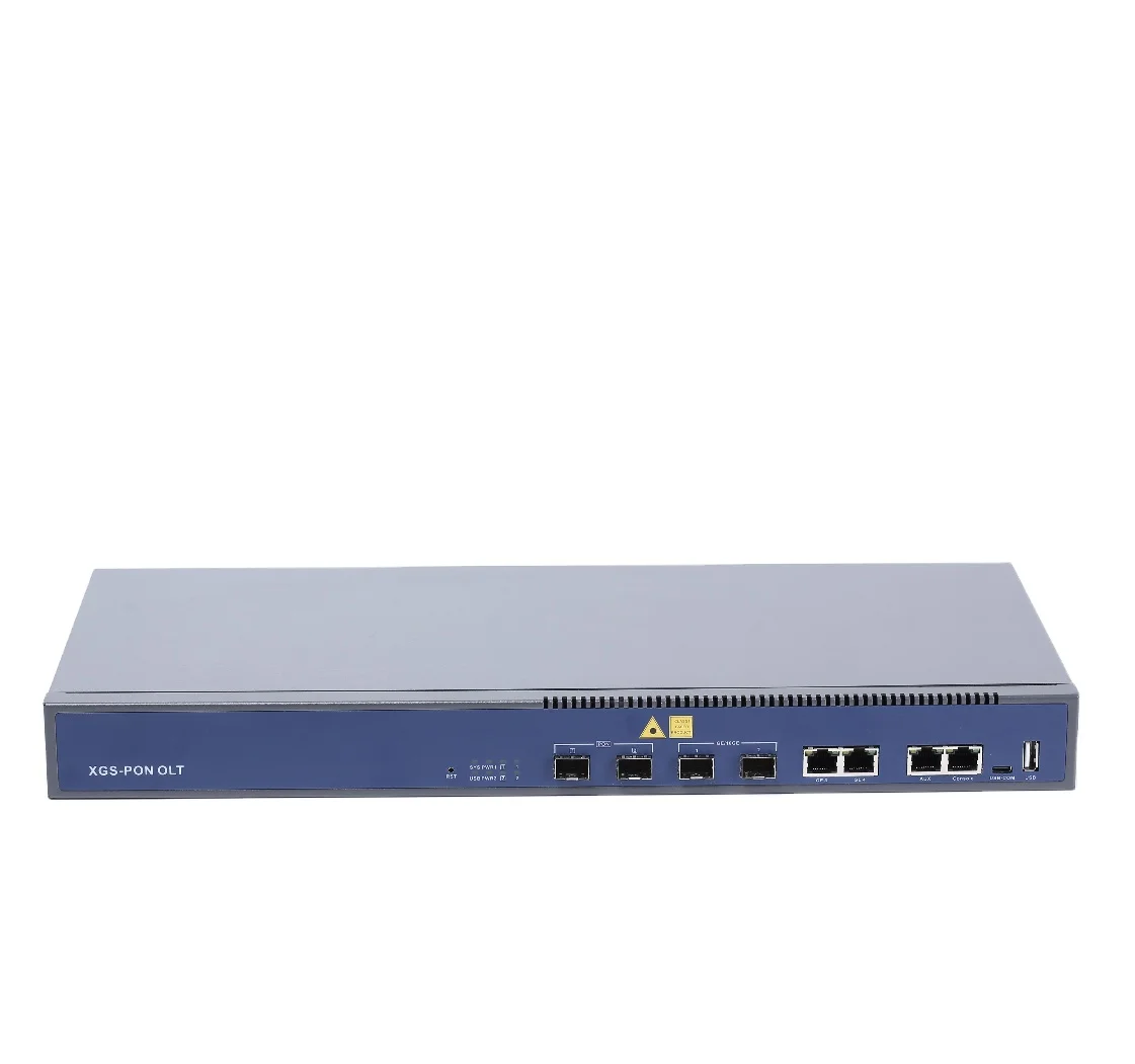 HiOSO XGS PON SFP include SFP dual 2 ac powers olt supply ONU 2 ports  px+++ compatible olt  2 pon mini fiber