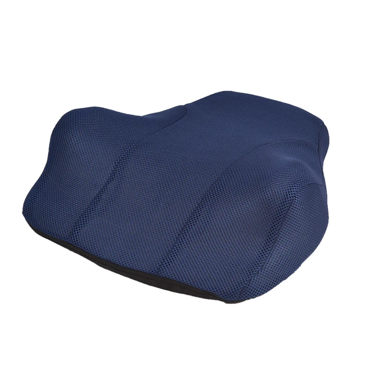 wholesale portable relaxing round long seat memory foam lumbar support pillow back cushion for chairs