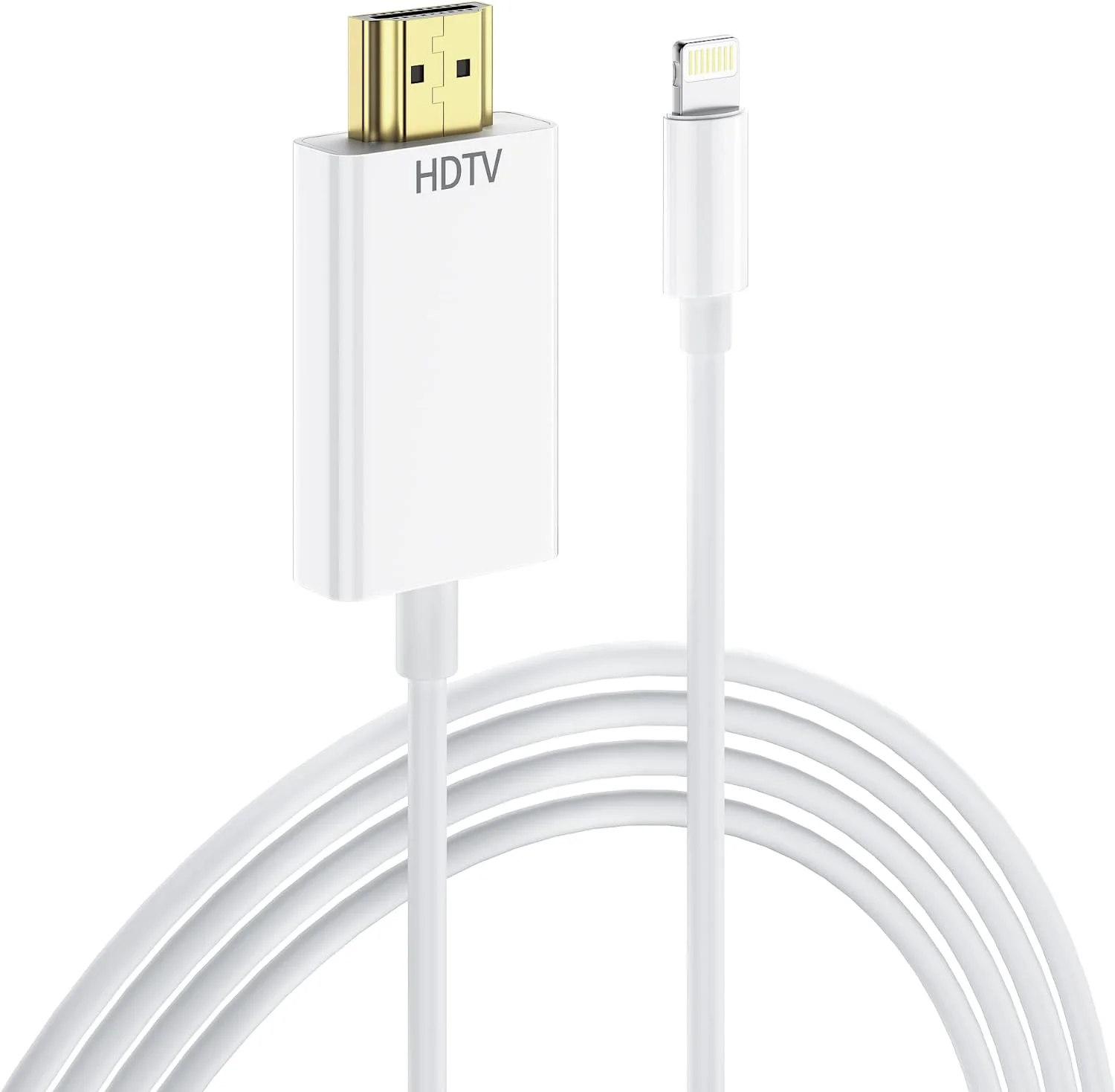 hot sell mobile hdmi cable 1080P  Digital  AV TV HDTV Audio Video Adapter  White cable  For iPhone iPad for Phone To TV