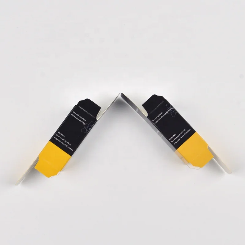 Pharmaceutical folding paper storage box vial packaging boxes for 10ml vials