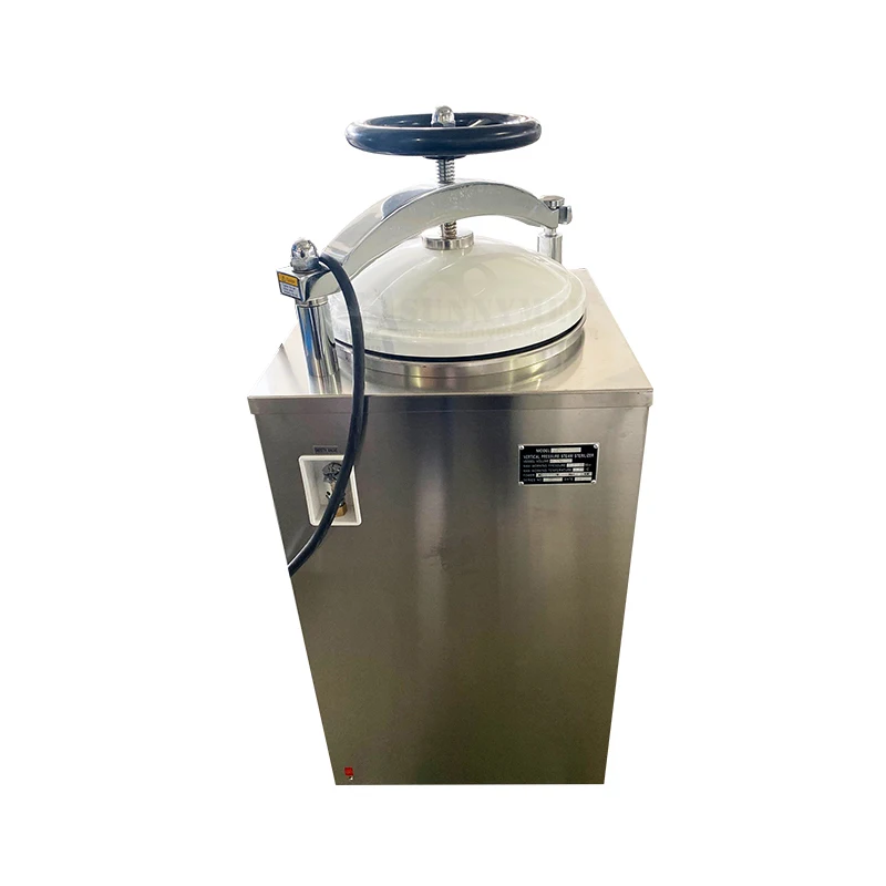 SY-T020 Sterilizer Vacuum Package Canning Food Meat Automatic Food Sterilizers 100L 150l Vertical steam retort autoclave Steam