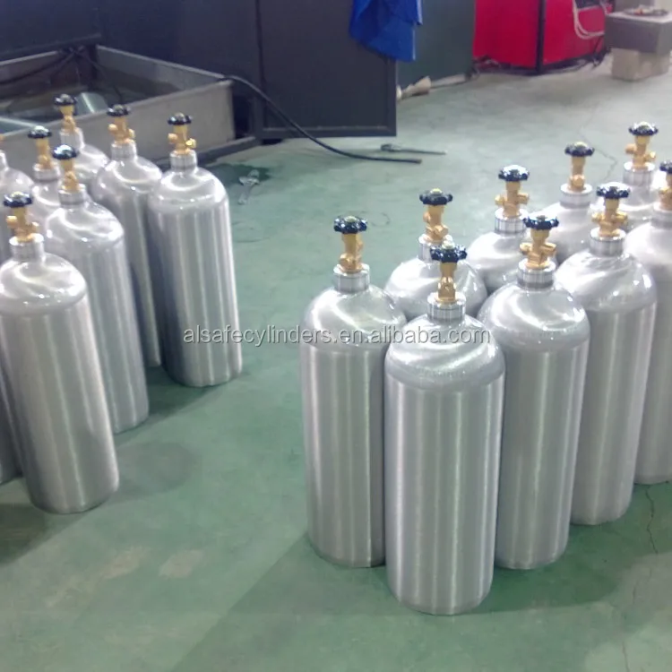 Alsafe Manufacturers carbon dioxide seamless cylinder Co2 industrial gas cylinders Bottle