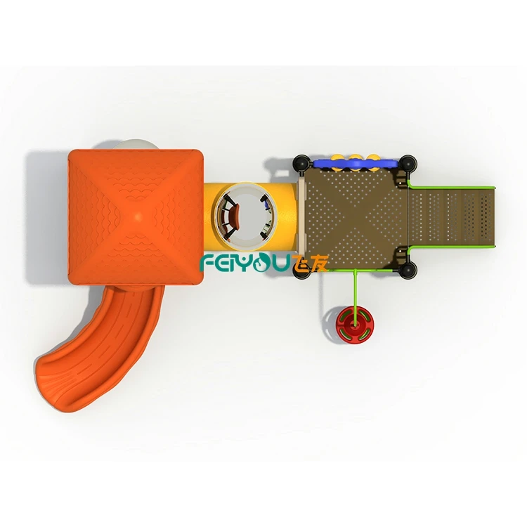 Kids tale custom playground equipment new large plastic slide children outdoor toys games kids outdoor playground