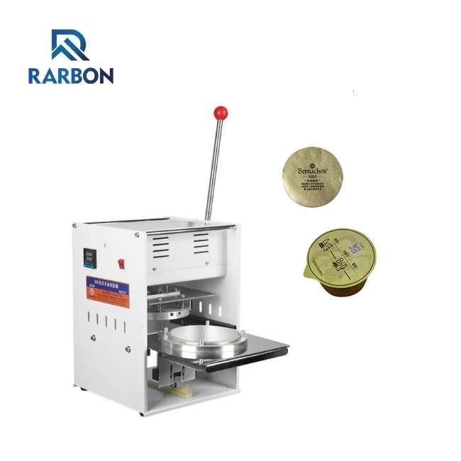 New Arrival Hand Press Manual Aluminum Foil Box Bowl Take-away Food Customizable Snack Container Sealing Machine