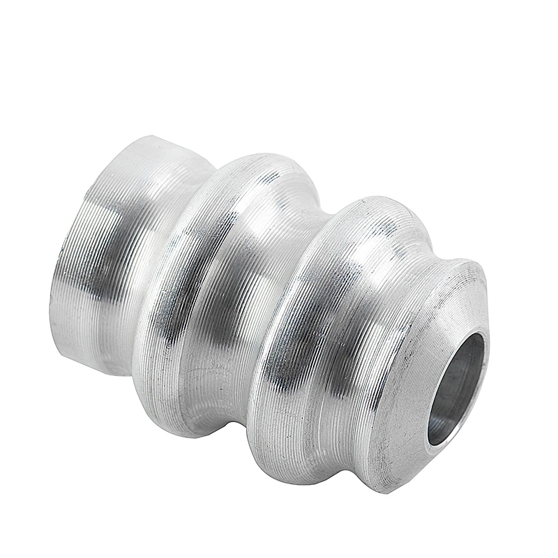 aluminium part cnc turning service custom OEM inner core suspension rubber bushing
