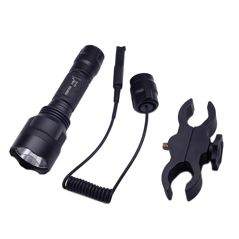 Новый перезаряжаемый светодиодный фонарик Manta Ray C8 XP-L HI V3 10 Вт источник питания для кемпинга езды на велосипеде охоты