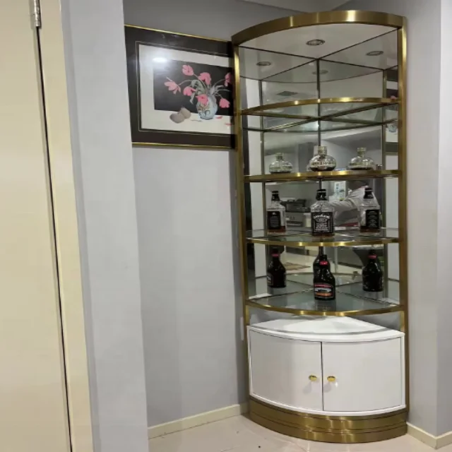 Most Popular Home/Bar Wine Cabinet Storage Cabinet Glass Wine Cabinet furniture
