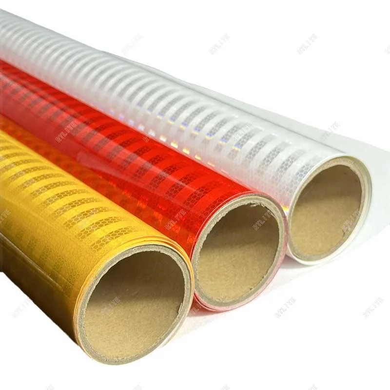 Screen Latex Print Sheeting Vinyl Roll Self Adhesive High Intensity Acrylic Retro Prismatic Reflective Sheeting