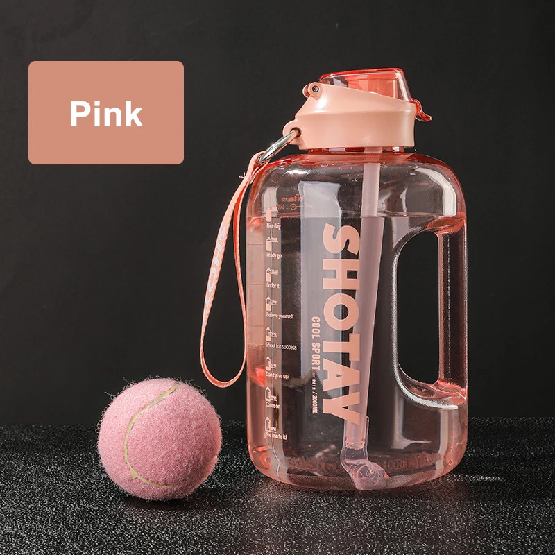 2022 1.5L 2L 2.5L 3.8L Large Capacity Flat Plastic Ton Ton Barrel Water Bottle With Custom Logo