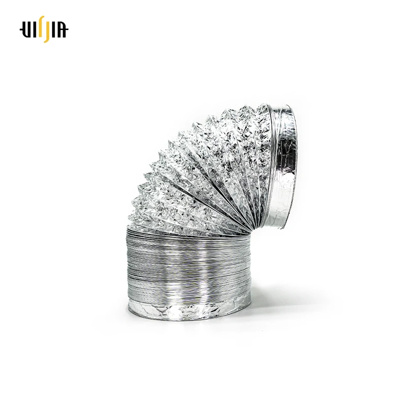 Flexible Fire Protection Insulated Telescopic Hot Airventilation Ac Duct hvac systems parts