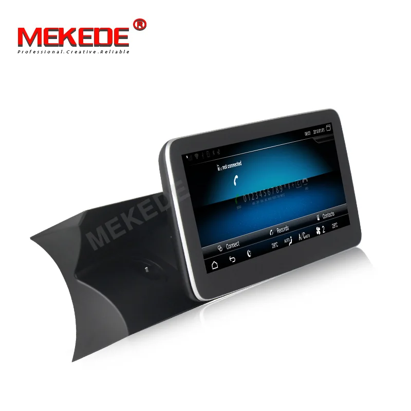 MEKEDE Android9.0 Quad Core 4+64G 10.25' full screen car radio dvd gps for Benz C Class W204 2011-2013 car multimedia system