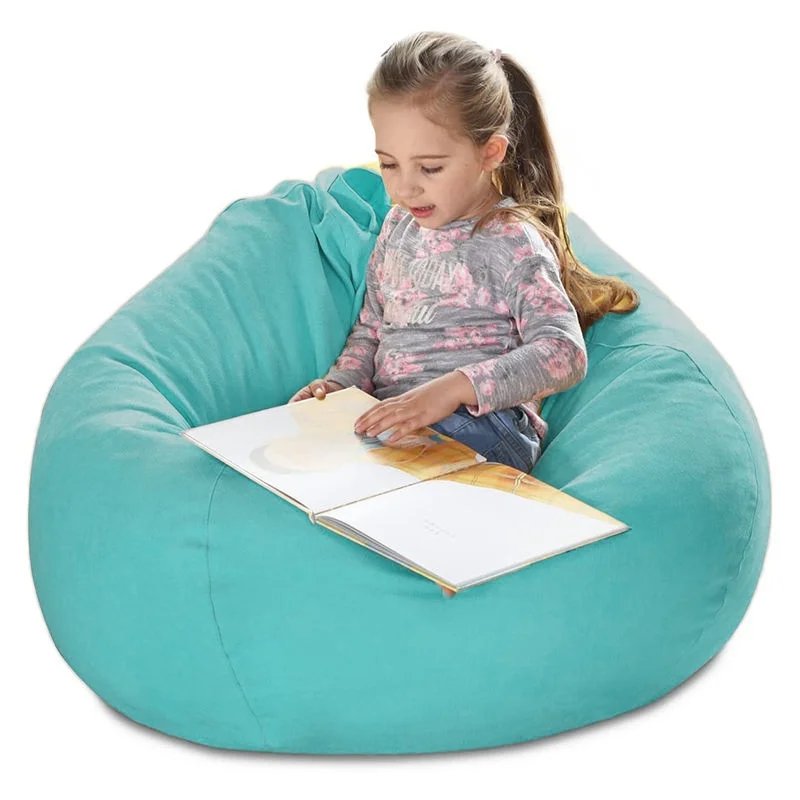 High Quality Baby Bean Bag Canvas Fabric Bean Bag Chair Modern Living Room Bedroom Corner Baby Lazy Bean Bag