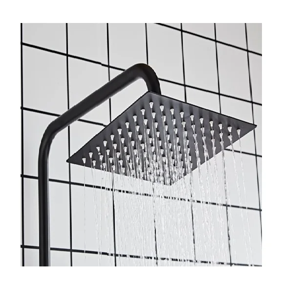 Factory Customization Luxury Black Tai Mount Bathroom Shawer Shower Set