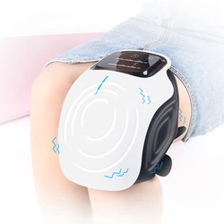 Led Touch Screen Brace Wrap Multifunctional Electric Joint Pain Relief Vibration Heated Knee Massager
