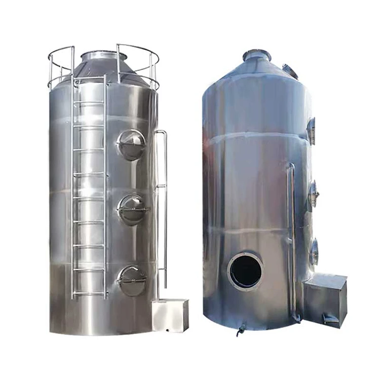 Оптовая продажа с завода, башенная распылительная башня из нержавеющей стали и углеродистой стали, оборудование для обработки газа, башенная распылительная башня циклонного типа