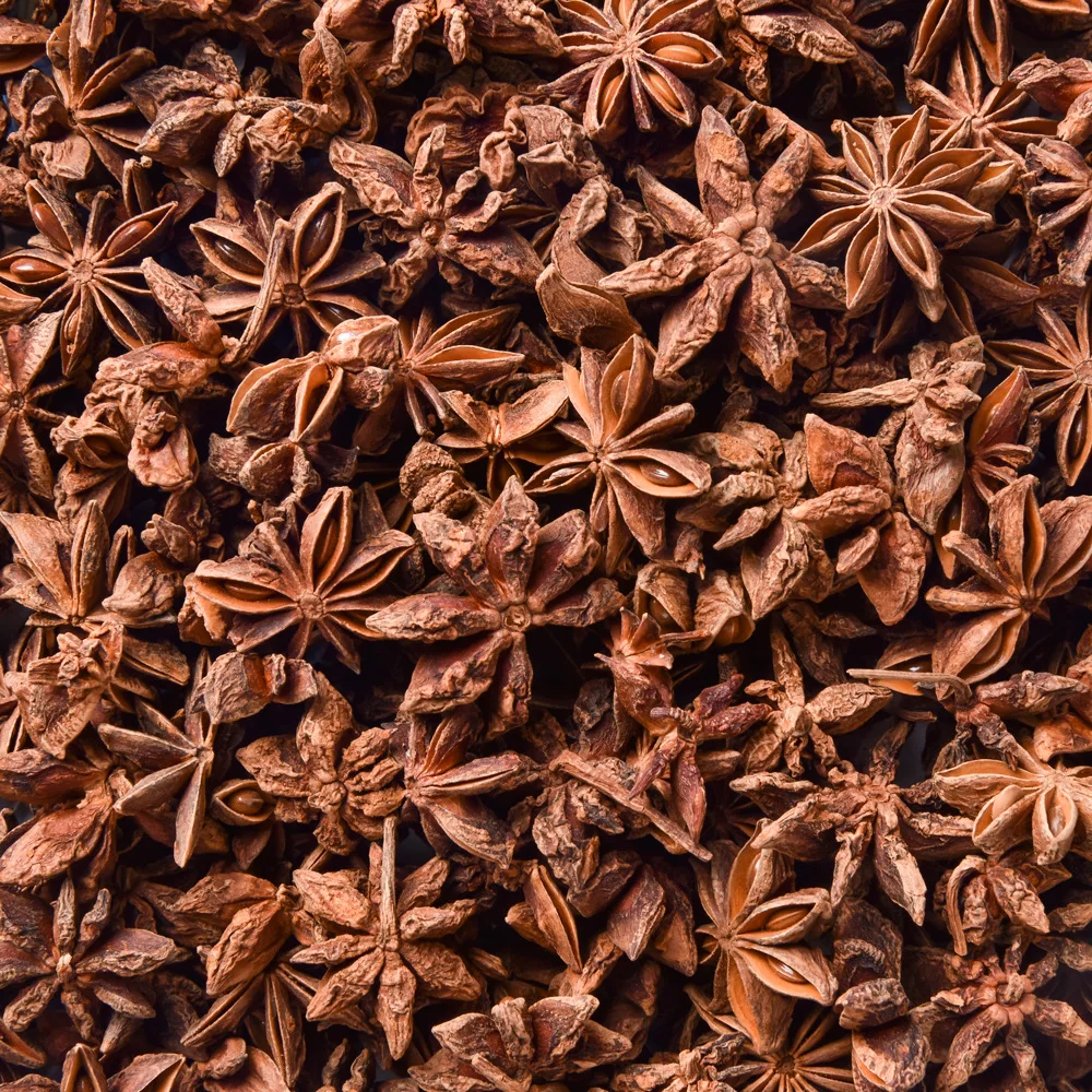 ZZH Guangxi Large wholesalers spice star anise flavor can provide samples for wholesale star anise