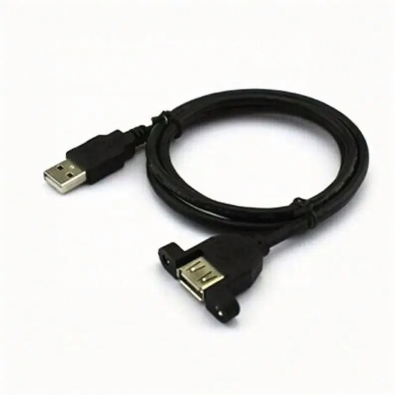 Панельное крепление с винтами и кабелем длиной 30 см разъемом «Папа-мама» USB