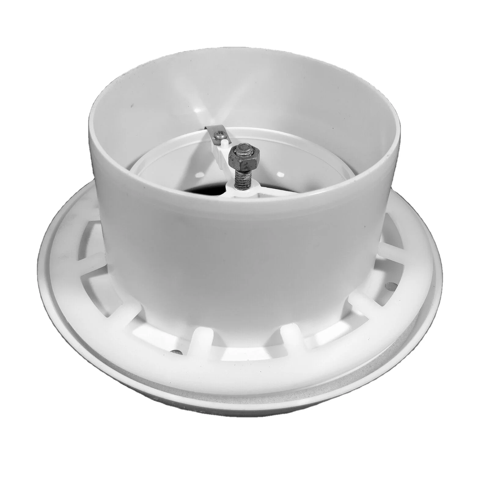 Ceiling Mount Round Air Vent Grille Diffuser 145mm Diameter - Fits 100mm Duct