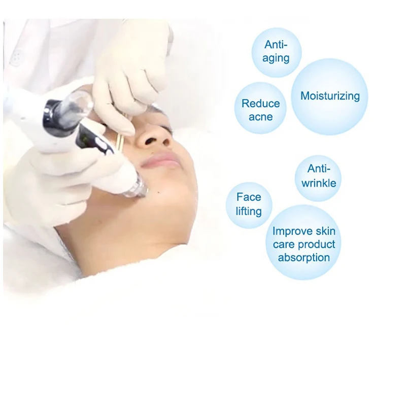 Portable EMS radio frequency no needle injector meso gun beauty device  skin care Face needle-free mesotherapy Machine