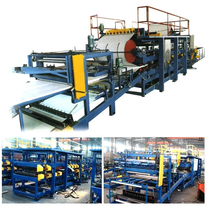 
mineral wool and Eps sandwich panel production line Botou manufacturer China 