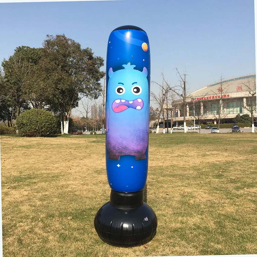 Inflatable Punching Boxing Bag Free Standing Toys Funny Party Birthday Gift Kids Inflatable Punching Bag