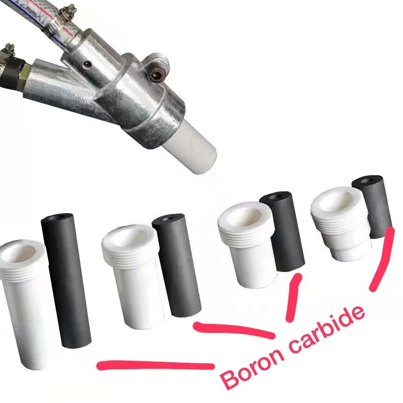Ceramic Boron Carbide Nozzle of sandblasting for wheel repair coating machine gas oven electric booth powder gun OptiSelect GM03
