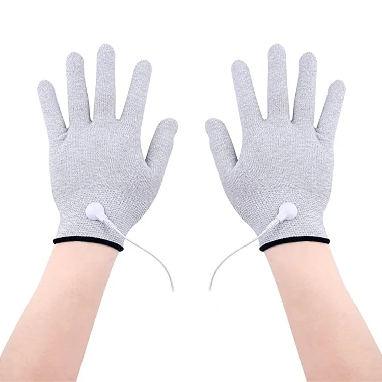 Factory Price Health Conductive Stimulation Tens Unit Palm for Physiotherapy Hand Massage