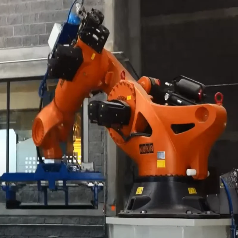 Kuka Kr20 R1810 Manipulator With Linear Rail Guide For Pick And Place Palletizing Robot