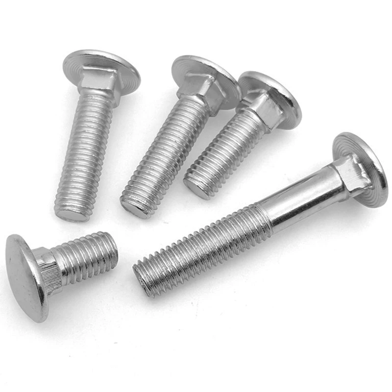 DIN 603 M14 Custom Carriage Bolt Stainless Steel Expansion M20 Carriage Bolt with INCONEL 625 MOMEL K500 NICKEL 201 Finish