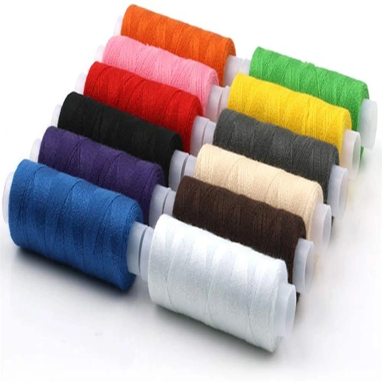 WT manufacture small roll of 40s/2 100% Polyester thread sewing 500m