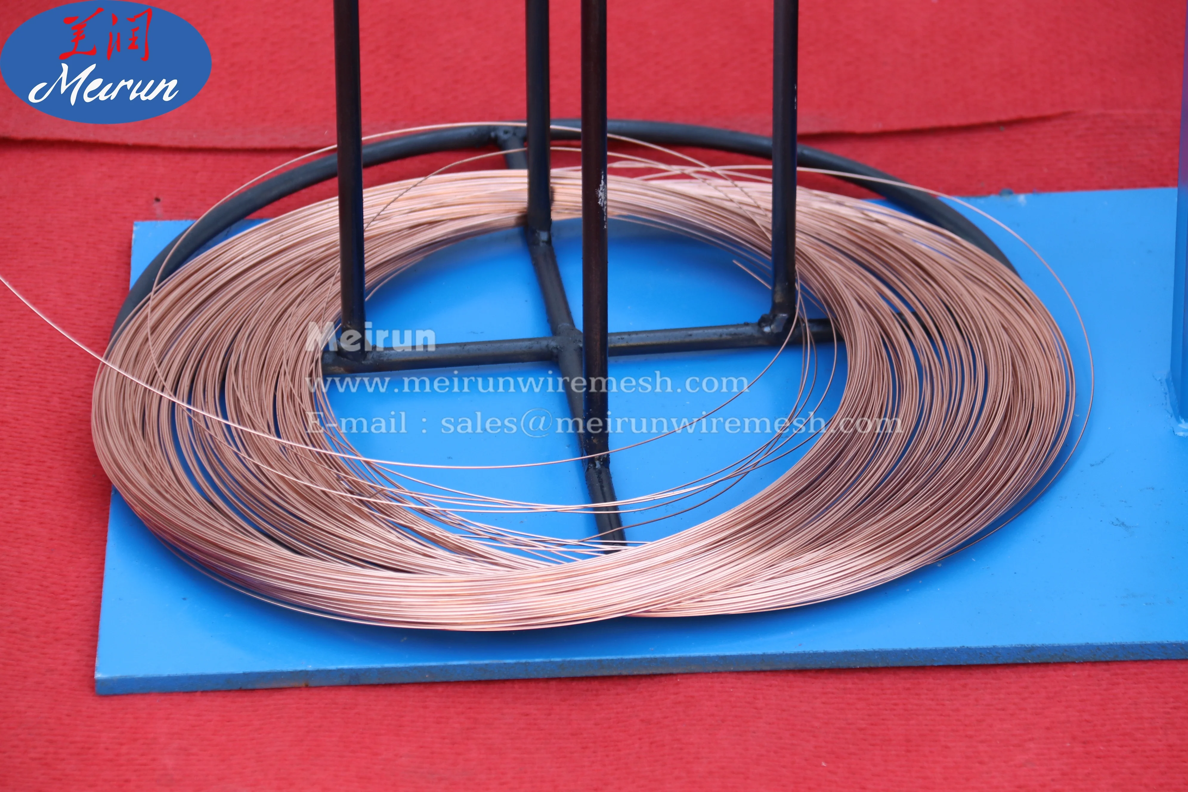 Double loop tie wire and wire twister Rebar Tie Wire Fitting for Automatic Rebar Tying Machine
