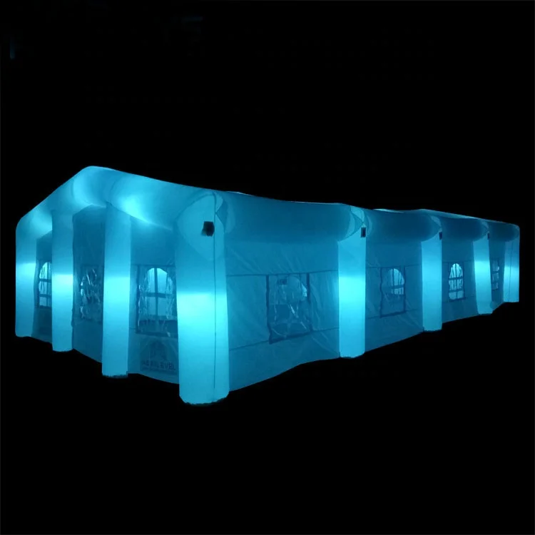 Гигантский надувной шатер со светодиодной подсветкой для вечеринки мероприятия