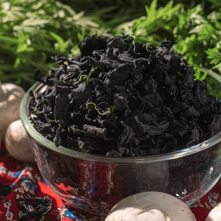 Gaishi OEM/ODM Japanese Sushi Organic Suche Undaria Pinnatifida Suche Dried Stalk Chuka Seaweed Strips Stem Cut Dry Dried Wakame