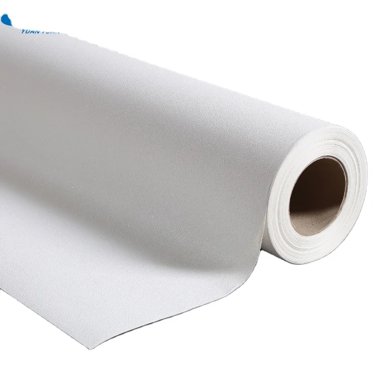 Заводская цена, домашнее украшение, сырье, жемчужный блеск, чистый Печатный ПВХ текстурированный настенный бумажный обои