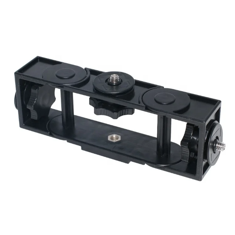
Universal 1/4 Screw Hot Shoe Rotatable Multi Stands Cameras Phone Clip Bracket Mount Adapter for Live Streaming 