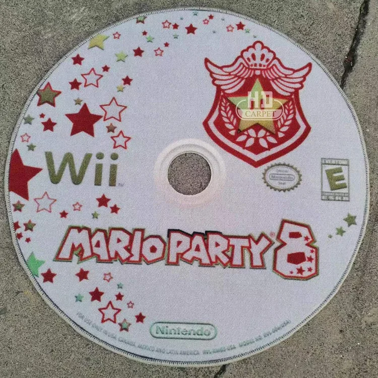 Custom Video Game CD Disc Rug For Living Room