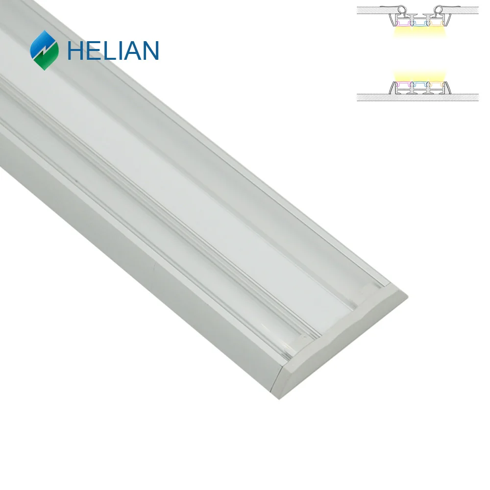 Special Triple light source channel aluminum Led aluminum profile extrusion linear rail aluminium u channel for led strip